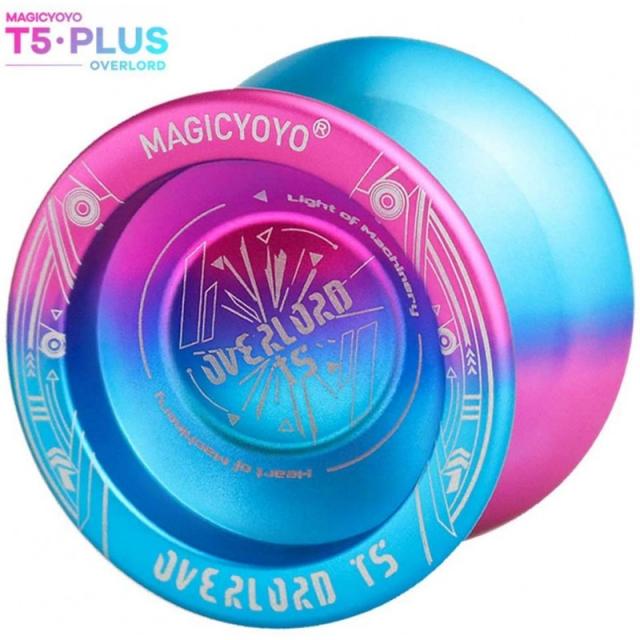 YOSTAR Yoyo Professional MAGICYOYO T5 Plus 대 군주 무응답 요요 공 스페셜 쿨 로고 안정적이고 내구