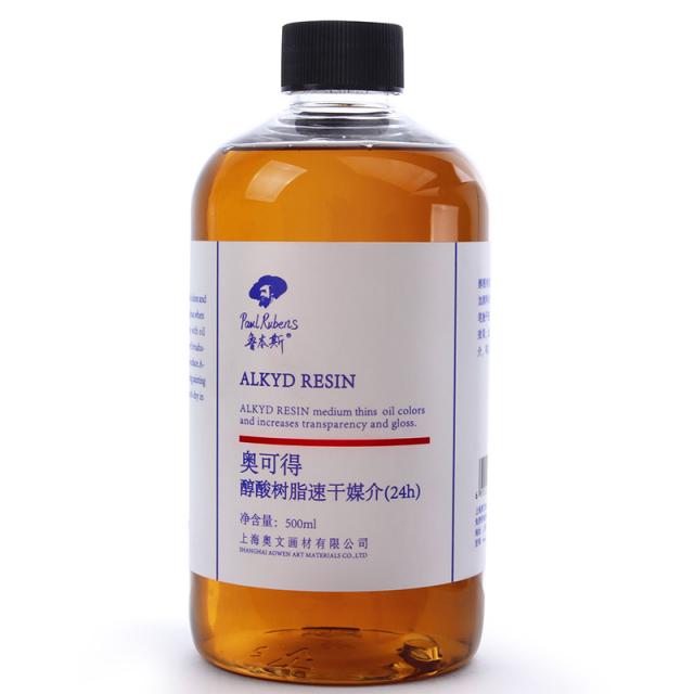 루벤스 원료 조색 신 말로 길함 매개자 중개함 소프트젤 매개체 오정말좋다 알키드산 레진 24H 36H 48 시간 햇볕에, 단병, 오 정말좋다 500ml (24 시간