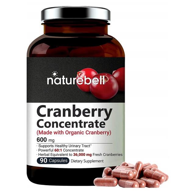 네이처벨 NatureBell Cranberry Concentrate 600mg 90정 방광 크랜베리 콘센트레이트 신장, 1개