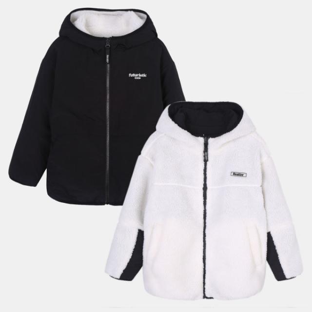 유솔 주니어,아동 리버서블 뽀글이후드짚업 ULJA21W02 울산점