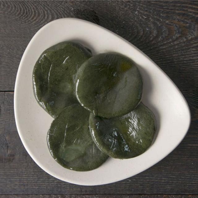 유기방아 국내산 쌀로 만든 쑥개떡 400g, 1개