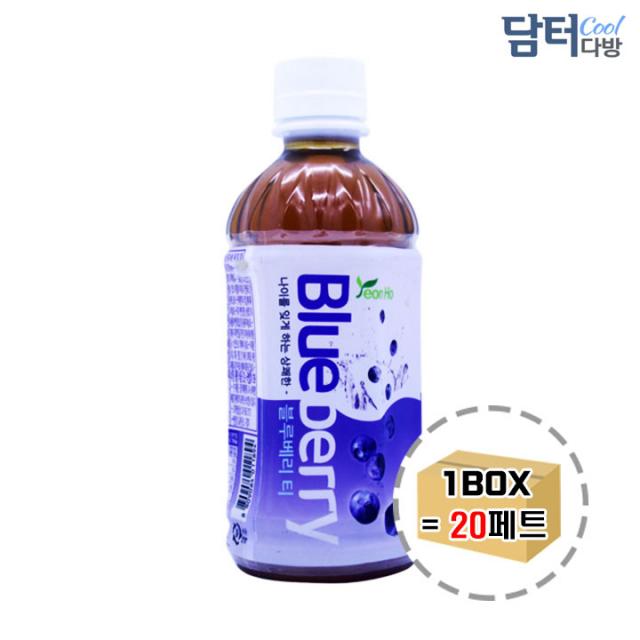 연호음료 해피 블루베리 350ml (20페트), 1개