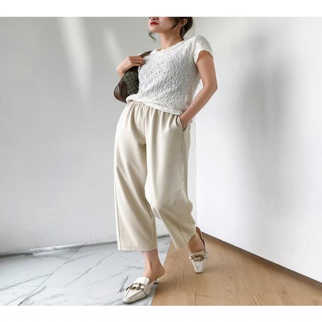 할머니 데이지 하우스 극력 추우천 때리다 네 20 년 판 스승 경전계 열 와이드 루즈핏 캐주얼바지 여성 2759746020