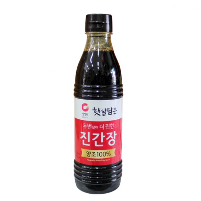 청정원 두번달여 더 진한 진간장, 500ml, 1개