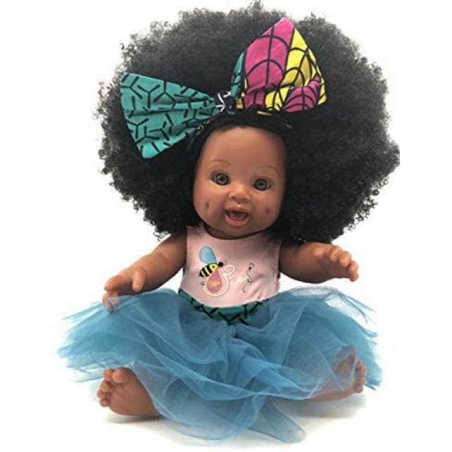 Orijin Bees 오리진 벌 프로 지즈비 - 검은 아기 인형 아프리카 인형 아프리카계 미국인 인형 혼혈 인, 상세 설명 참조0