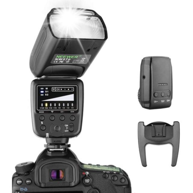 Neewer 플래시 Speedlite with 2.4G 무선 시스템 and 15 채널 송신기 Transmitter for 캐논 니콘 Nikon 소, 상세 설명 참조0, 상세 설명 참조0