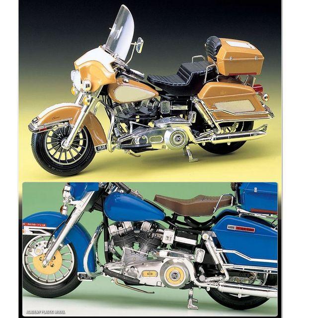할리 데이비슨 민간용 오토바이 피규어 조립 장난감 아카데미과학프라모델 유니콘건담 gjyb, 1개