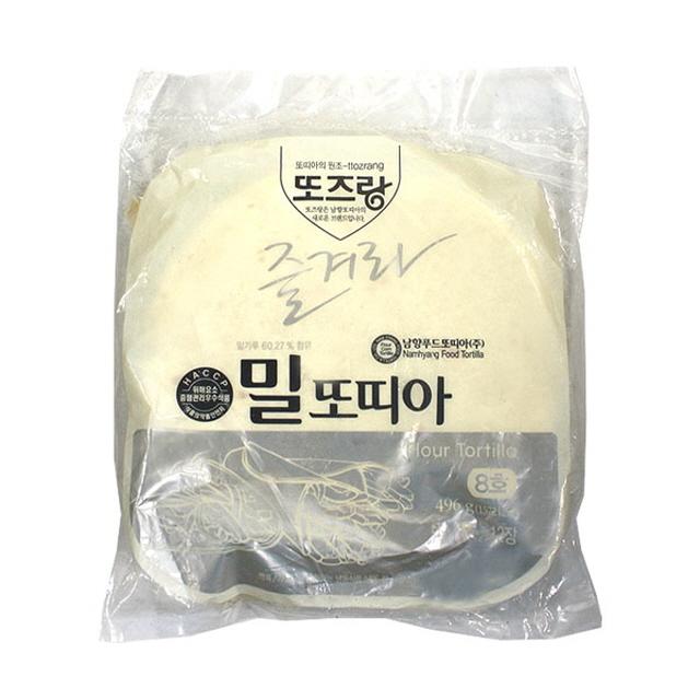 (냉동)또즈랑 밀또띠아8호(496g-12장) 에어건/우레탄호스/물호스/실리콘호스/에어게이지/고무호스/에어릴/배관/에어공구/유압호스, 단일 수량