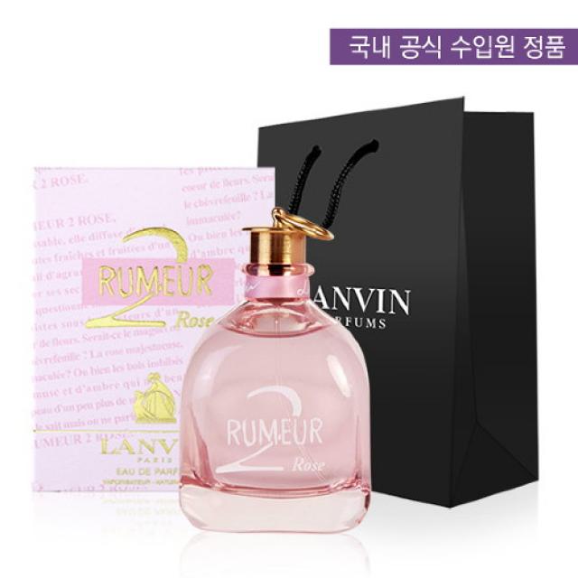 랑방 [랑방] 루머2 로즈 EDP 100ml + 쇼핑백, 선택완료, 본품100ml+쇼핑백