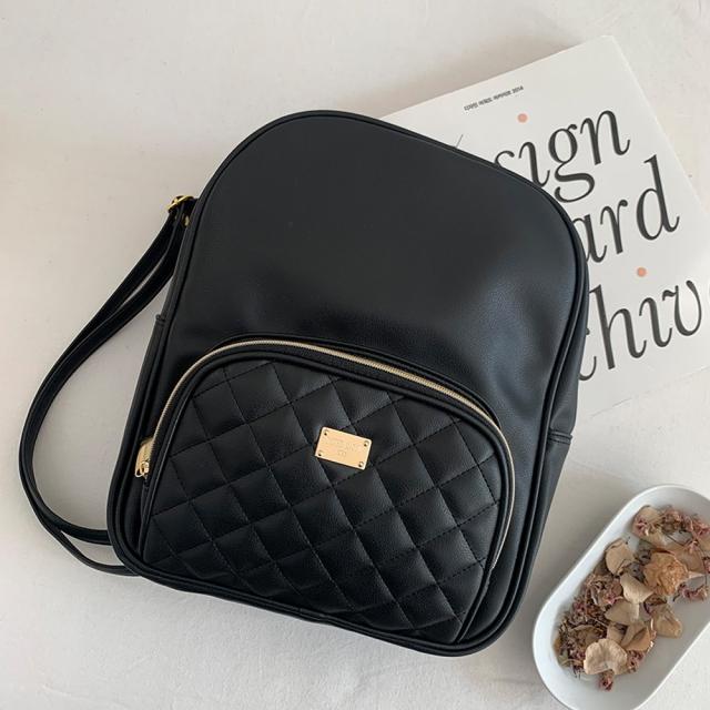 담찌마켓 가벼운 소프트 여성 가죽 백팩 2col