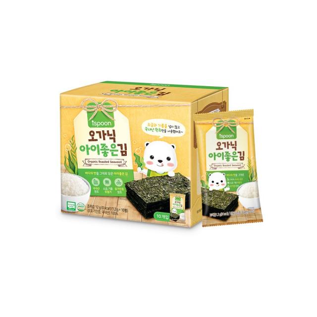 아이스푼 오가닉 아이좋은 김 12g 1개