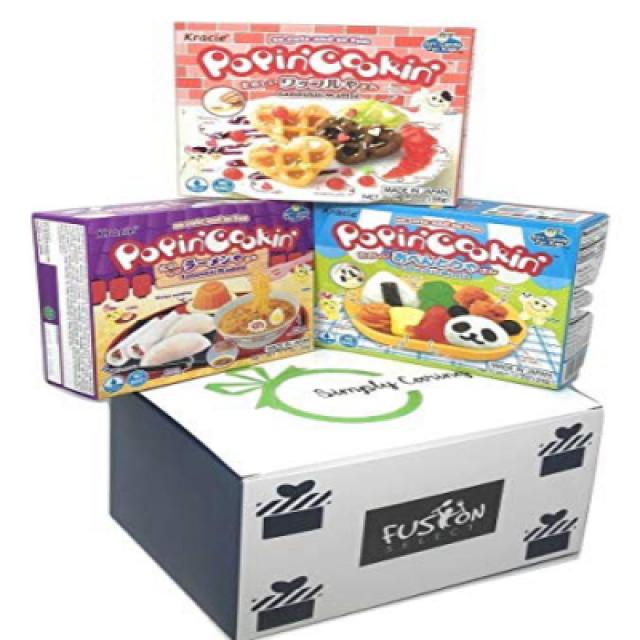 Popin' Cookin' DIY Candy Kit (3 Pack Variety) - Tanoshii Bento Ramen and Waffle Popin 'Cookin'DIY 캔, 1