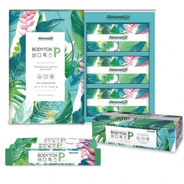 폐 기관지 기침 가래 호흡기 에 좋은 차 액상차 바디톡스 디톡스 30포 배 도라지 모과 생강 레드비트 가시오가피 유자 농축액, 15g