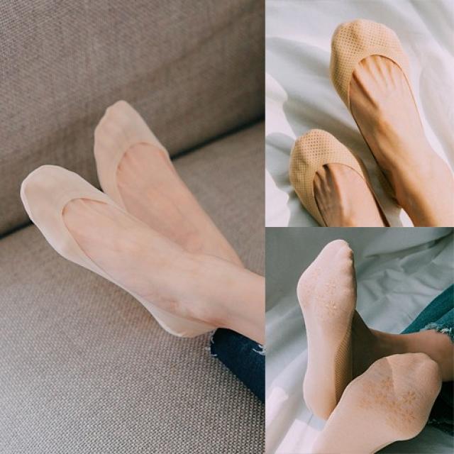 엑스미스 무봉제 실리콘 드라이 쿨 데일리 덧신모음 10족세트