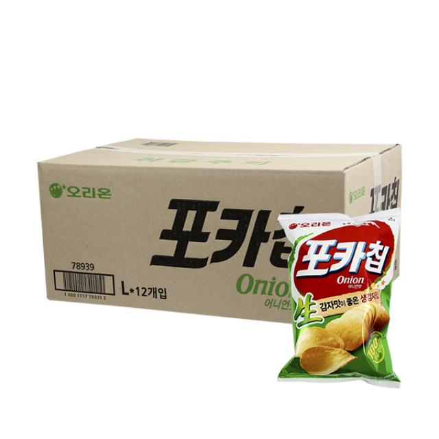 포카칩 어니언 110g 12입 양파맛 생감자칩, 단일상품