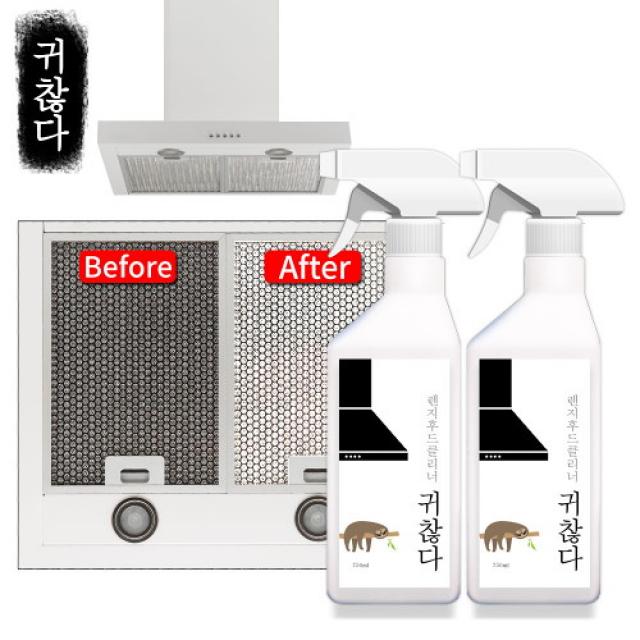 아토세이프 귀찮다 렌즈후드클리너 750ml 2개, 단품없음