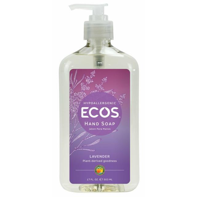 (미국직배) ECOS 에코스 라벤다 핸드워시 503ml 6팩 Earth Friendly Products Hand Soap Lavender 17-Ounce Bottle