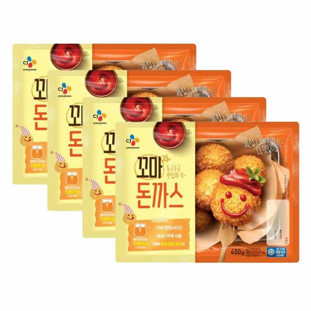 고메 바삭튀겨낸 꼬마돈카츠450gx4개, 1세트