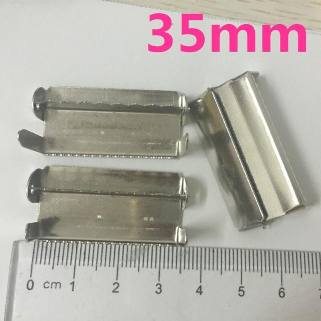 10pcs 35mm Suspender 클립 하드웨어 조정자 공급 Suspender 하드웨어 금속 조정 가능한 버클 재봉틀 DIY 액세서리