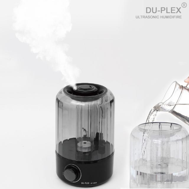 듀플렉스 DP-710UH 화이트스타일 초음파가습기 듀얼노즐 상부급수방식 간편세척 풍부한 가습량 가습기 사무실, DP-715UH(블랙)-2.5L
