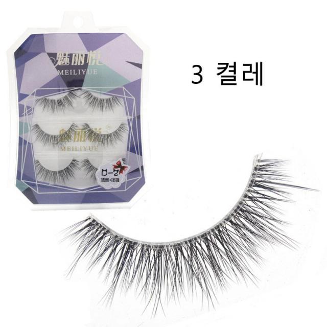 인조 속눈썹 2160# 맷돌 끝 내추럴한 메이크업에 리얼하고 투명하며 풍성한 컬링넓히다 뉴타임즈 Z