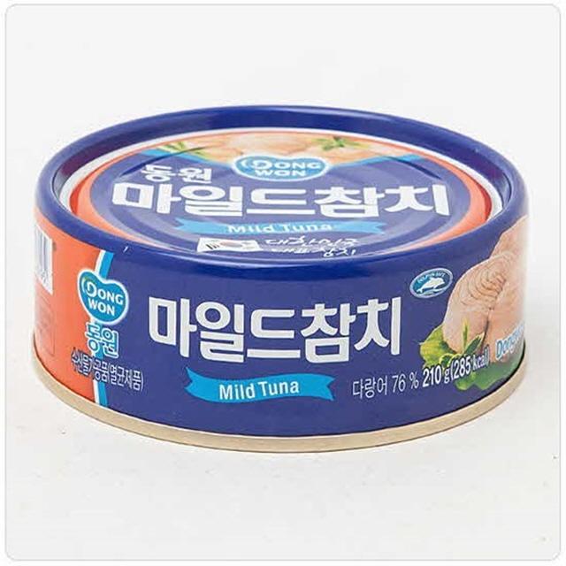 동원 마일드 참치 210g 참치통조림/동원참치/사조참치/오뚜기참치/통조림, 단일 수량