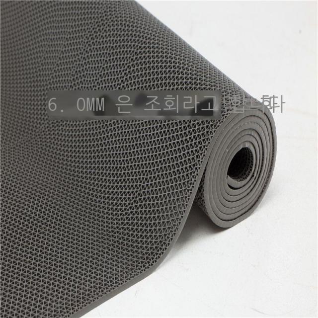 미끄럼 방지 매트 PVC 플라스틱 넓은 면적 도어 매트 욕실 화장실 주방 메쉬 욕실 미끄럼 방지 매트 F 레드 [두께 . 두께 저렴 한 유형] 폭 . 미터 X [ 길이, 폭 1.2미터 X [길이 15미터], 회색 [6.0 추가 두꺼운 암호화]