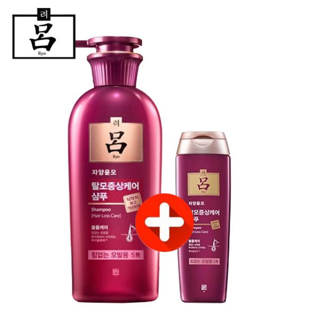 (주)아모레퍼시픽 [무료배송]려 자양윤모 힘없는모발용 샴푸(400ml+180ml) 샴푸, 1개