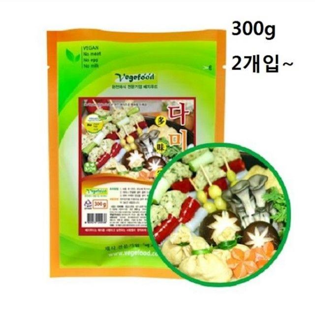 채식 어묵대용 무오신채다미채300g 2개입 채식콩불구이 gwky, 1개