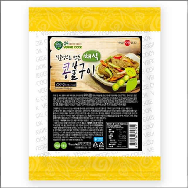 (냉동)삼육채식콩불구이 250g, 1