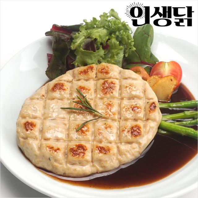 인생닭 닭가슴살 스테이크 숯불갈비맛 100g 50팩