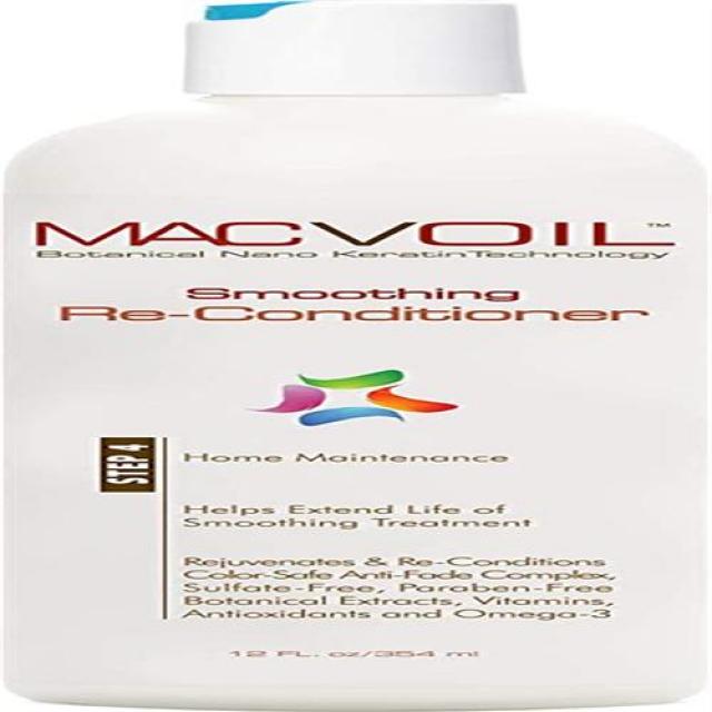 MacVoil 스무딩 재조정 기 (유지 보수 케라틴 컨디셔너) 12OZ, 단일상품