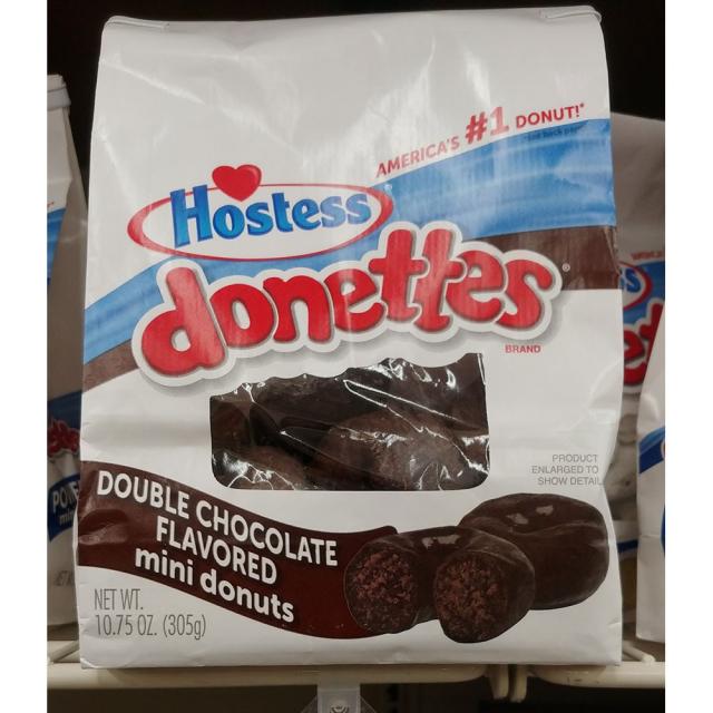 Hostess Donettes Double Chocolate Flavored mini Donuts 호스티스 더블 초콜릿 미니 도넛츠 10.75oz(305g) 5팩, .개