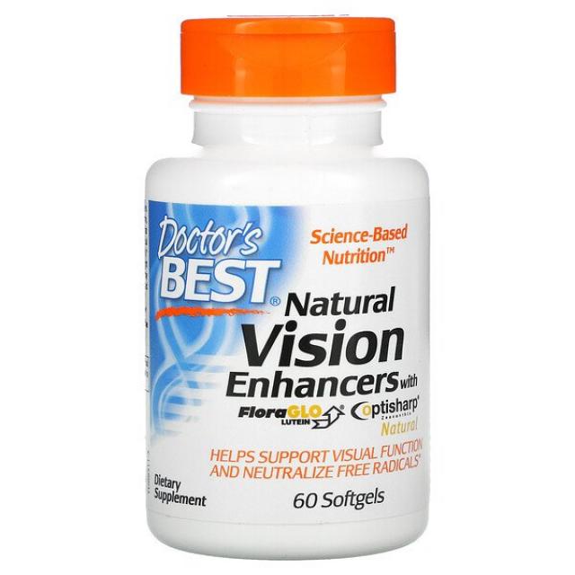 Doctor's Best FloraGlo Lutein 60정 백내장초기증상 눈 시력 좋아지는 법 음식 안구건조증 치료 증상, 1개