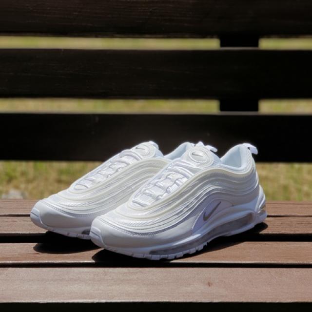 나이키 [국내당일] AIR MAX 97트리플화이트 커플 운동화