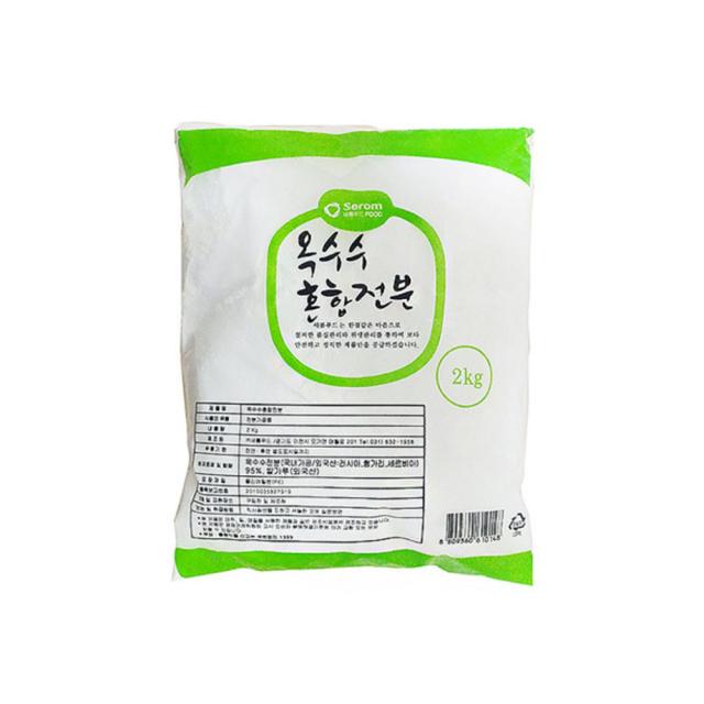 새롬푸드 옥수수혼합전분2kg 콘스타치