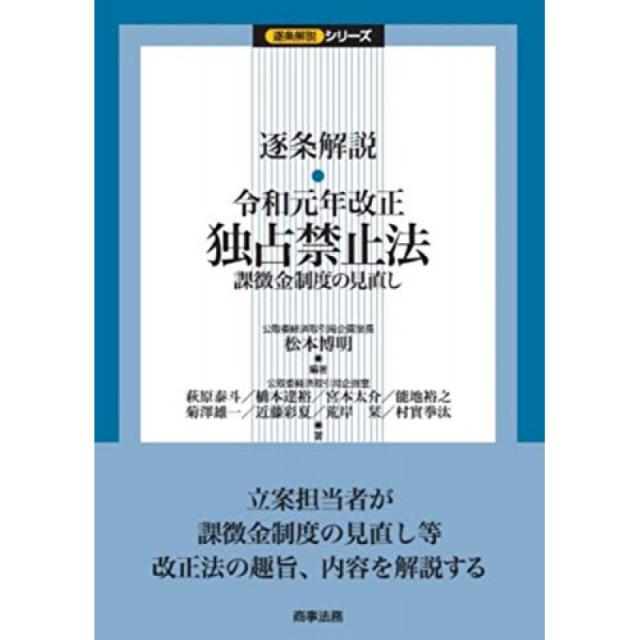 축조 해설 令和 원년 개정 독점 금지법 - 과징금 제도의 재검토 (축조 해설 시리즈), 단일옵션, 단일옵션