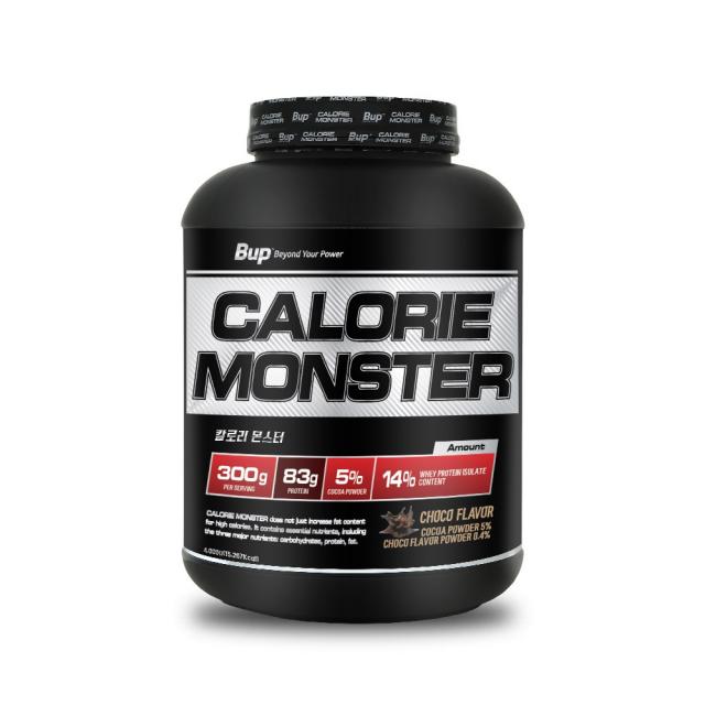 뉴트리션스토어 BUP 칼로리몬스터 초코맛 체중증가 게이너, 1통, 4kg