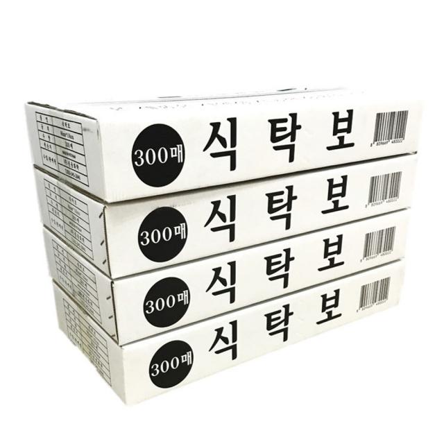 상종이 방유 방수식탁보 식당 횟집 업소용 일회용식탁보, 1box, 300장