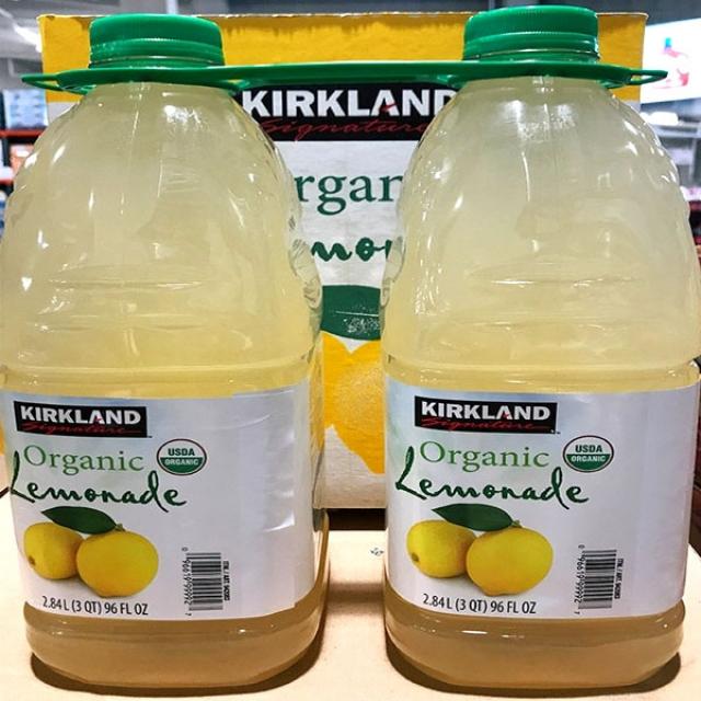 커클랜드 유기농 레몬에이드 2.84L x 2개입, 단일상품, Kirkland Signature Organic Lemonade 2.84 x 2P
