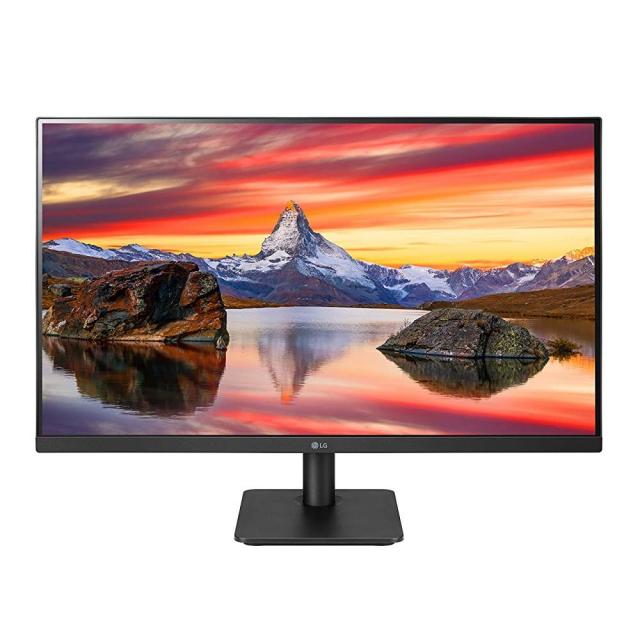 LG 27MP400-B 27인치 풀 HD 1920 x 1080 IPS 디스플레이 3면 사실상 경계가 디자인 AMD FreeSync 온스크린 컨트롤 - 블랙