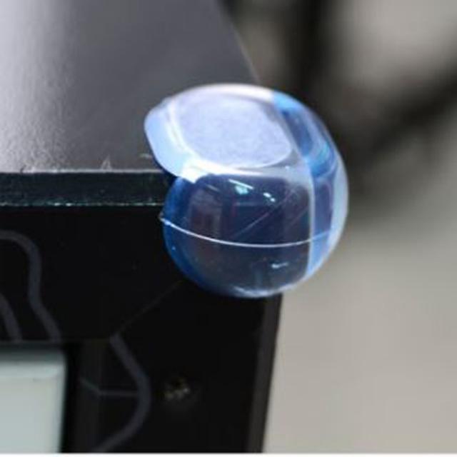 꼭지점 모서리보호대4개 타원 커버 덮개 끝처리 범퍼 테이블 책상 거실 아이 짓 머소리 데 카바 덥게 투명