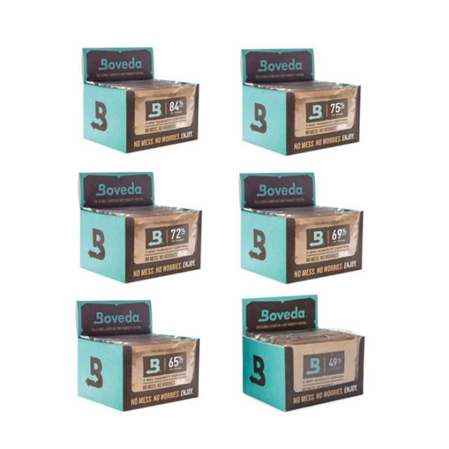 [12팩묶음] 보베다 습도 조절 방습제 시가 관리 6종 / Boveda Humidifier 84-49percent, 12pack, 6Type, 2. 75