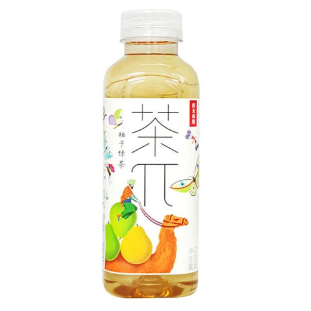 중국음료 농부산천 차파이 중국유자 자몽 녹차 500ml, 1개