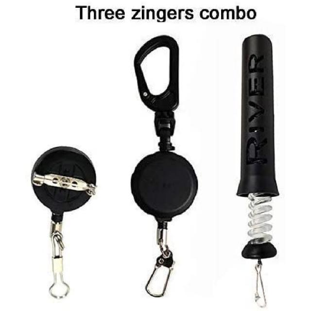 Aventik Fishing Tools 도구 콤보 유니 방향 최북단 재치있는 대답 튜브 zingers 두 헤더 재치있는 대답, 상세페이지참조, Combo B: 3 Combo zingers