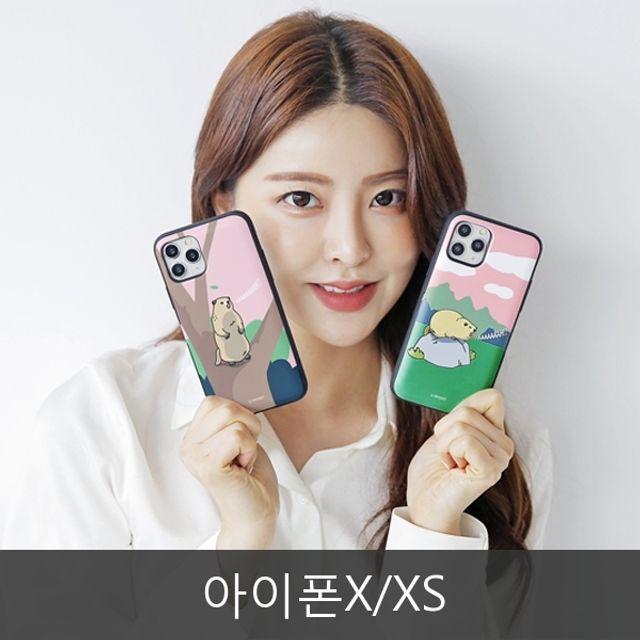 와프 아이폰X/XS WJC 마멋 카드범퍼케이스