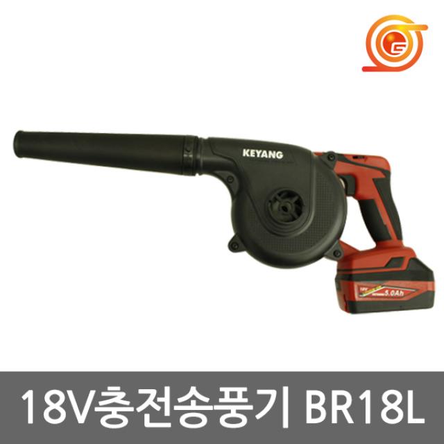 계양 BR18L 충전송풍기 18V 5.0AH 1pack 3단속도조절 먼지제거 차량실내청소