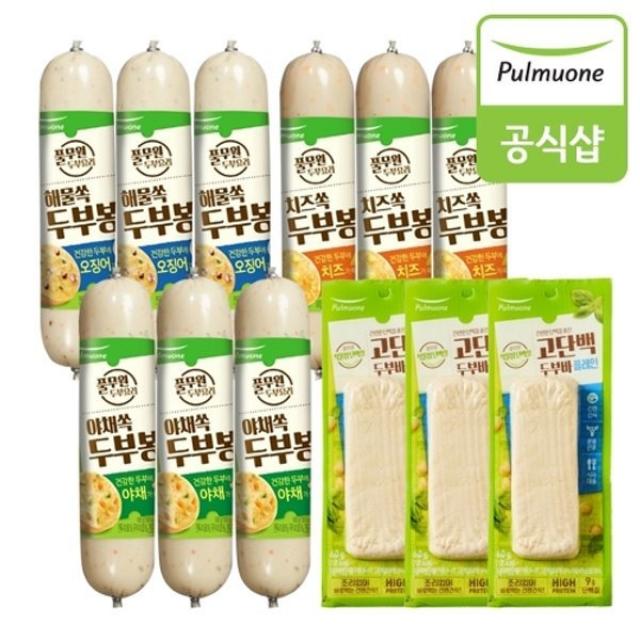 [풀무원]맛있는 두부봉 두부바 3종 12개 외 모음