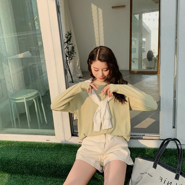 위파인더 2020 봄 신상품 뚜쟁이 국민 캐주얼 라운드 솔드 여성 야상