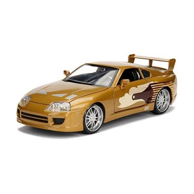 Jada 99540 Toys Fast And Furious 1:24 Ff '95 Toyota Supra Diecast Collectible Car Vehicle Gold One Color